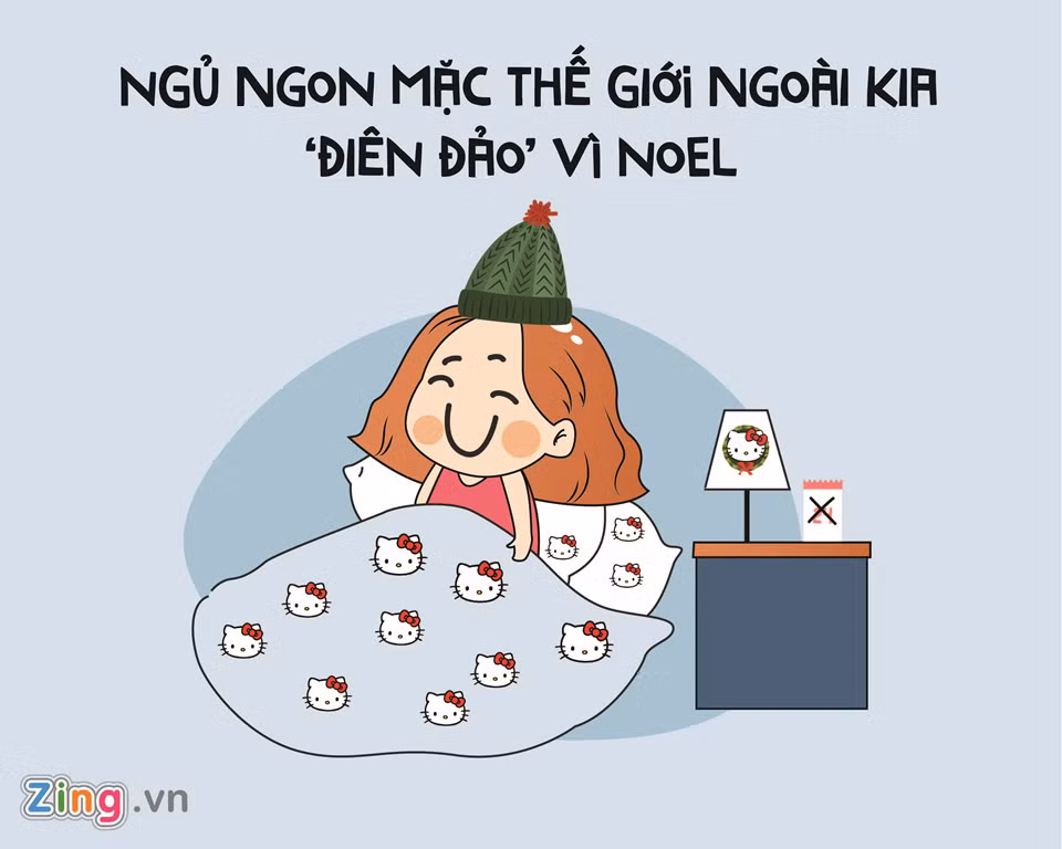 "Ăn no, ngủ kỹ", mặc ngoài kia "dân tình" đi chơi, tặng quà Giáng sinh cho nhau... cũng đủ làm nên một Noel trong mơ cho nhiều người.