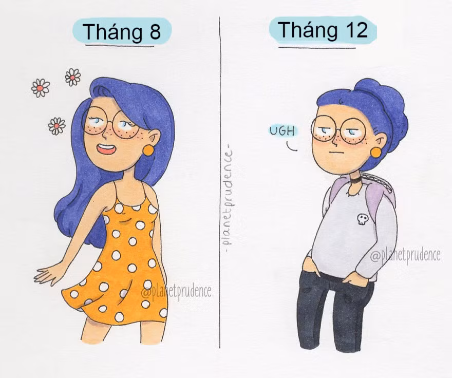 Những bộ váy áo mỏng manh, xinh xắn dần phải nhường chỗ cho những bộ đồ dày, ấm và có phần "kém thời trang" hơn khi mùa đông tới.