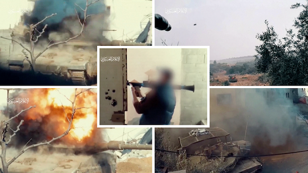 Hamas lien tuc tung clip diet xe tang cua quan doi Israel o Dai Gaza