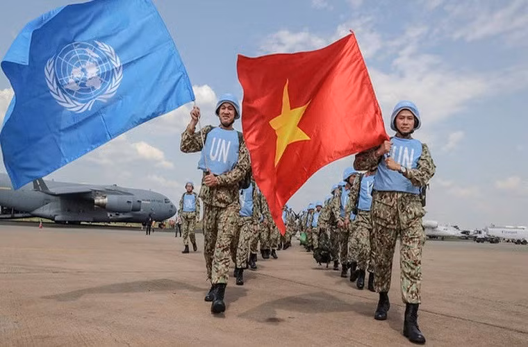 Các sĩ quan Quân đội nhân dân Việt Nam được cử tham gia các Phái bộ Gìn giữ hòa bình Liên hợp (GGHB LHQ) còn hướng tới ứng tuyển vào những vị trí cao hơn ở phái bộ cũng như các vị trí chỉ huy khác nhau... Ảnh: Vietnamnet.