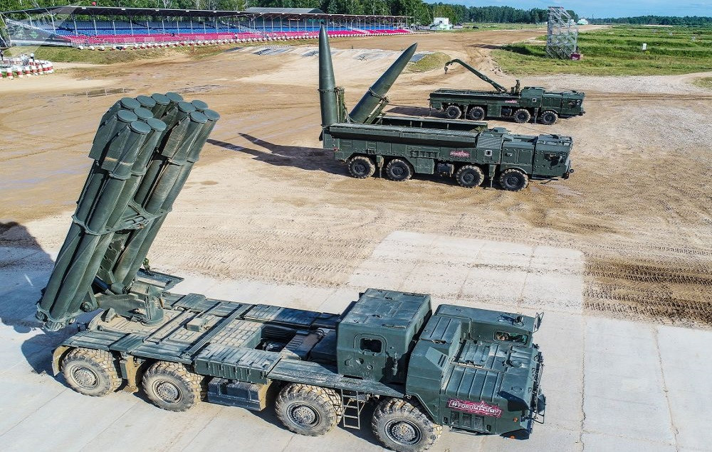 Phát biểu khai mạc Diễn đàn, Bộ trưởng Quốc phòng Nga Sergey Shoigu cho biết chỉ sau 5 năm tổ chức, Diễn đàn “Army” đã thu hút hơn 3 lần số lượng các đoàn quân sự chính thức tham gia, số lượng các sản phẩm trưng bày cũng gia tăng đáng kể. Theo Bộ trưởng Quốc phòng Nga, năm 2019 đã có hơn 1.300 công ty đến từ 10 quốc gia tham gia trưng bày 27.000 mẫu sản phẩm và công nghệ quân sự. Nguồn ảnh: Sputnik.