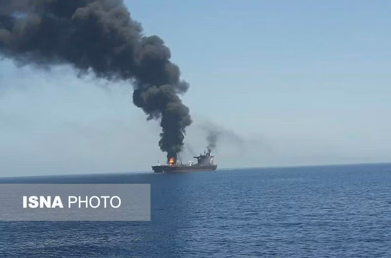 Tau cho dau lai bi dinh ngu loi gan bo bien Iran