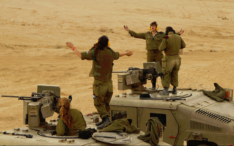 Xe thiết giáp được trang bị súng máy hạng nặng ở trên nóc. Vũ khí Israel thích ứng tốt với điều kiện sa mạc.