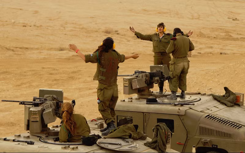 Xe thiết giáp được trang bị súng máy hạng nặng ở trên nóc. Vũ khí Israel thích ứng tốt với điều kiện sa mạc.