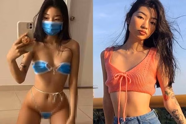 Hot girl Việt gây sốc với loạt ảnh dùng khẩu trang làm bikiki. Không thể phủ nhận cô gái này có một body cực nuột, nhưng gương mặt lại không được hoàn hảo lắm.