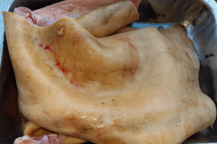 Protein có trong da động vật rất khó tiêu, vì vậy không nên ăn nhiều. Ở nước ngoài, người ta không dùng da động vật làm thực phẩm trực tiếp mà chỉ sử dụng để làm thạch và chất phụ gia hoặc thuộc da trong công nghiệp