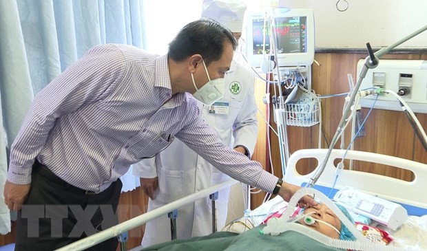 Trước đó, vào đầu tháng 2/2023, ông Trần Quang Hiền – Giám đốc Sở Y tế tỉnh An Giang xác nhận, trên địa bàn xảy ra vụ ngộ độc thực phẩm khiến 38 người nhập viện. 1 người phụ nữ sau đó tử vong. Ảnh: TTXVN.