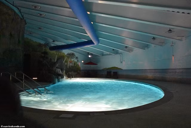 Sau khi được sửa chữa, cải tạo thành boongke tránh tận thế, nơi đây trở thành một khu phức hợp sang trọng 15 tầng.