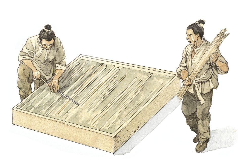 Một sáng chế vĩ đại của Trung Quốc khiến người đời ngưỡng mộ là giấy. Theo các ghi chép lịch sử, giấy được phát minh vào năm 105. Khi ấy, thái giám tên Thái Luân đã sáng chế ra giấy.