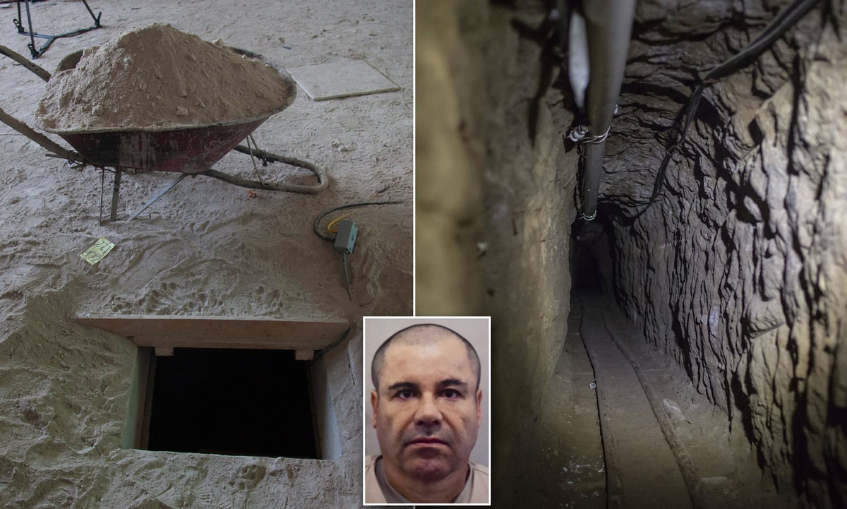 Ngay cả khi bị lực lượng chức năng truy bắt ráo riết tại nơi ẩn náu, gã tội phạm khét tiếng Mexico trốn thoát thành công nhờ đường hầm bí mật.