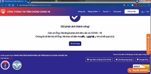 Bước 4: Nhập mã xác nhận và bấm "Gửi phản hồi". Bước 5: Nhập mã OTP nhận được từ số điện thoại cung cấp tại bước 2 vào phần "Xác thực OTP" và bấm "Xác nhận" để kết thúc phản ánh. Ảnh: QĐND.