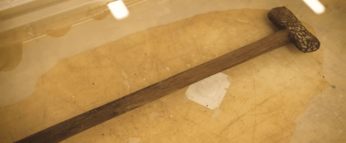 Theo các chuyên gia, sở dĩ chiếc rìu được bảo quản tốt đến vậy là nhờ quan tài làm từ gỗ sồi cộng thêm lớp phù sa sâu do lũ lụt và nước biển dâng cao tạo thành.