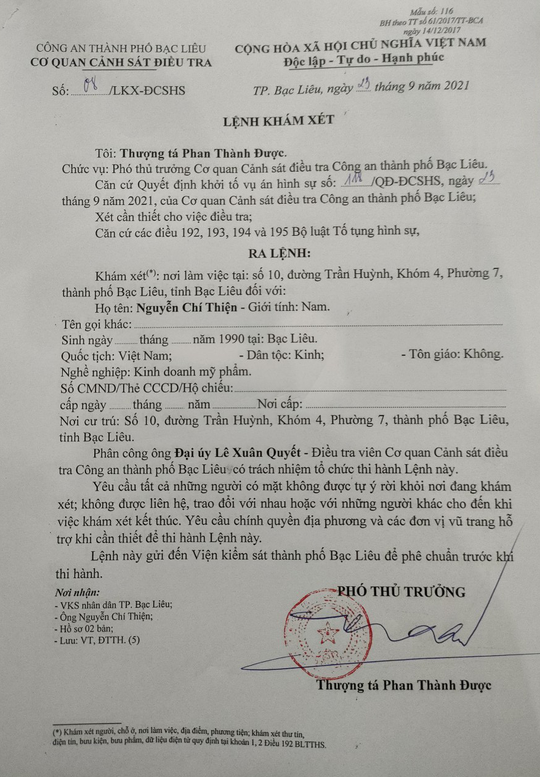 Khoi to, kham xet nhieu noi lien quan nu giam doc bi to lay lan dich Covid-19-Hinh-3