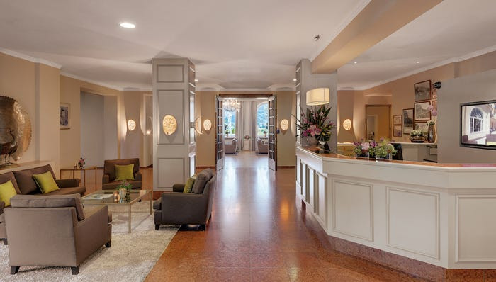 Không gian bên trong khách sạn.