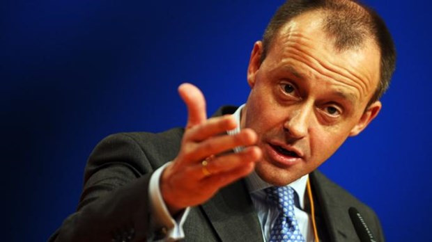 Các chính trị gia Đức cũng chỉ trích cách làm của Trung Quốc. Ông Friedrich Merz của Đảng Liên minh Dân chủ Cơ đốc giáo (CDU) yêu cầu Châu Âu và Mỹ gửi "tín hiệu rõ ràng yêu cầu Trung Quốc dừng lại". Ảnh: Getty.