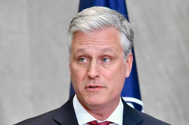 Hôm 24/5, ông Robert O'Brien, cố vấn an ninh quốc gia của Nhà Trắng, cho hay việc Trung Quốc xúc tiến ban hành Luật An ninh Quốc gia cho Hong Kong có thể dẫn đến các lệnh trừng phạt của Mỹ và đe dọa vị thế của Hong Kong như một trung tâm tài chính lớn. Ảnh: UPI.