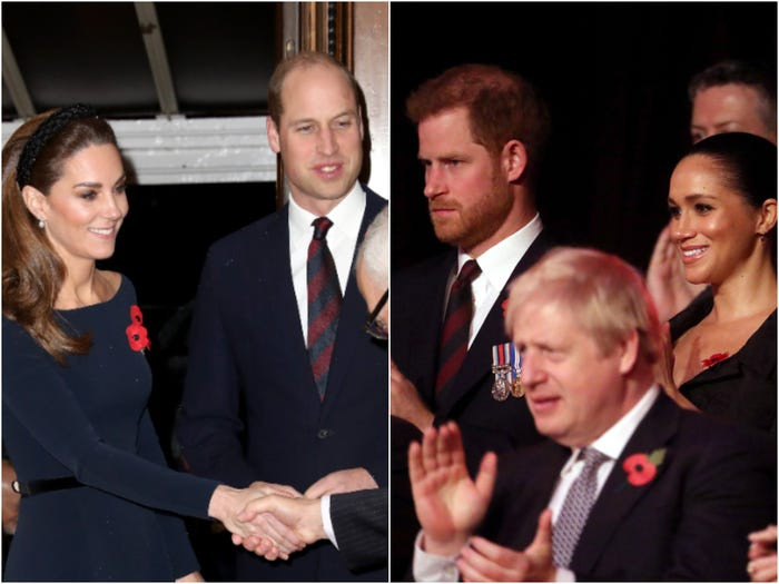 Hoàng tử Harry và William lần đầu chạm mặt nhau kể từ khi Hoàng tử Harry thừa nhận hai người "đi trên những con đường khác nhau" là tại buổi lễ tưởng niệm vào tháng 11/2019. Tuy nhiên, không có bức hình nào cho thấy hai anh em tương tác với nhau tại sự kiện này.