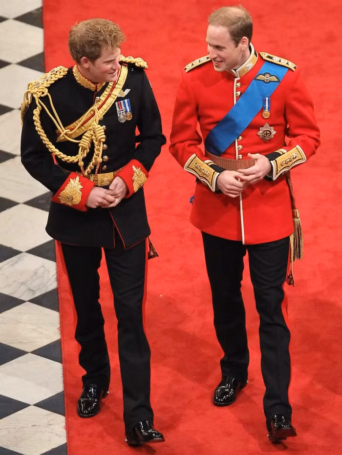Harry là phù rể trong đám cưới của anh trai William và cô dâu Kate Middleton vào ngày 29/4/2011.