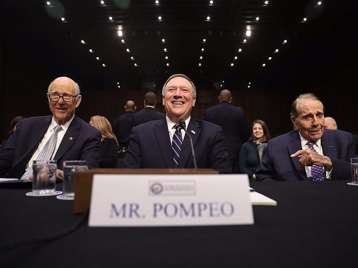 Theo Business Insider, Ngoại trưởng Mỹ Mike Pompeo sinh ngày 30/12/1963 tại Orange, bang California. Ông từng theo học tại trường trung học Los Amigos. "Mike là người thông minh bẩm sinh", John Reed, một người bạn thời thơ ấu của Ngoại trưởng Mỹ, nói với OC Register. (Nguồn ảnh: Business Insider)