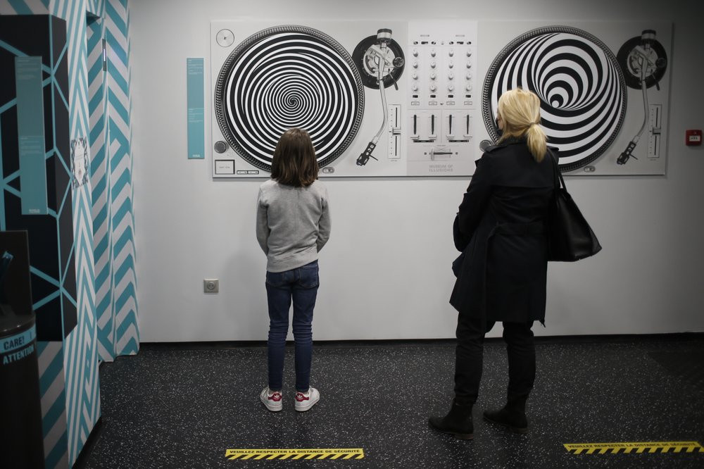 Bên trong viện bảo tàng Illusion ngày 11/5.