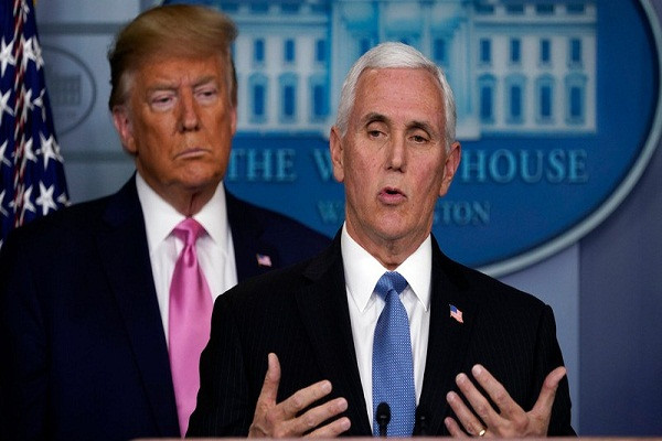 Pho Tong thong, Do doc Hai quan My tu cach ly vi COVID-19