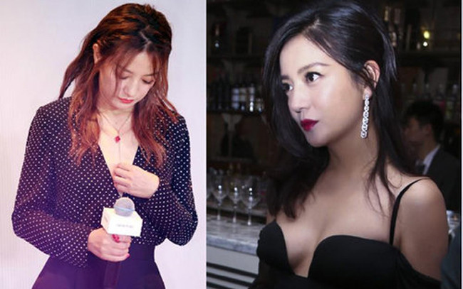 Giảm cân thành công nhưng Triệu Vy lại luống cuống khi mặc áo hở vòng 1.