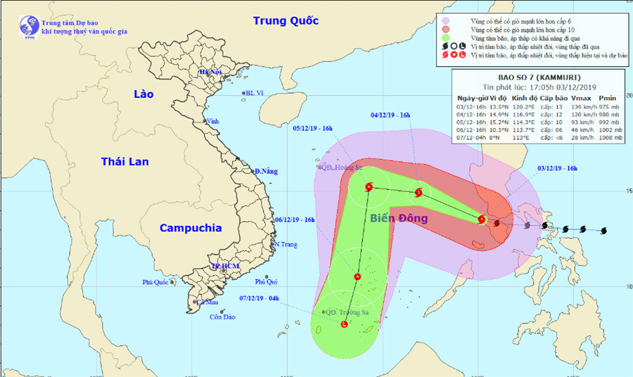 Du bao thoi tiet 4/12: Bao so 7 vao Bien Dong, Bac Bo ret cong-Hinh-2