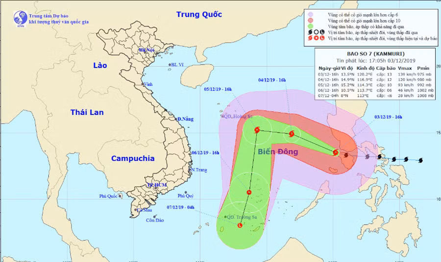 Du bao thoi tiet 4/12: Bao so 7 vao Bien Dong, Bac Bo ret cong-Hinh-2