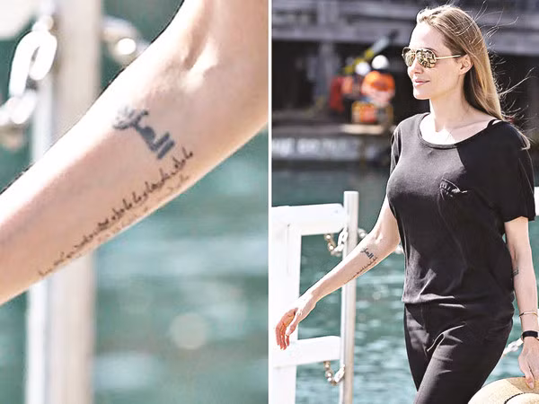 Giai ma nhung hinh xam cua Angelina Jolie-Hinh-3