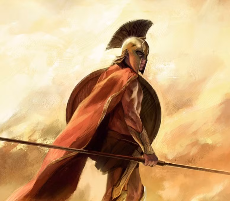 Nam giới Sparta nổi tiếng với việc để tóc dài. Họ coi việc để tóc dài là biểu tượng của một người đàn ông tự do.