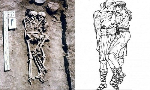 Tuy nhiên, ngôi mộ mới phát hiện ở Ukraine hoàn toàn khác. Người phụ nữ dường như tình nguyện chết và chôn cất cùng chồng. Các chuyên gia tin rằng, quyết định trên là ý nguyện của người phụ nữ vì muốn ở bên người mình yêu thương khi sang thế giới bên kia. Người vợ có thể đã uống thuốc độc để cái chết ít đau đớn và dễ dàng hơn.