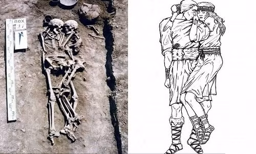 Tuy nhiên, ngôi mộ mới phát hiện ở Ukraine hoàn toàn khác. Người phụ nữ dường như tình nguyện chết và chôn cất cùng chồng. Các chuyên gia tin rằng, quyết định trên là ý nguyện của người phụ nữ vì muốn ở bên người mình yêu thương khi sang thế giới bên kia. Người vợ có thể đã uống thuốc độc để cái chết ít đau đớn và dễ dàng hơn.