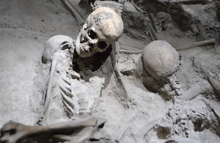 Các chuyên gia đã phục dựng gương mặt của một nạn nhân xấu số thiệt mạng trong vụ phun trào núi lửa trên.