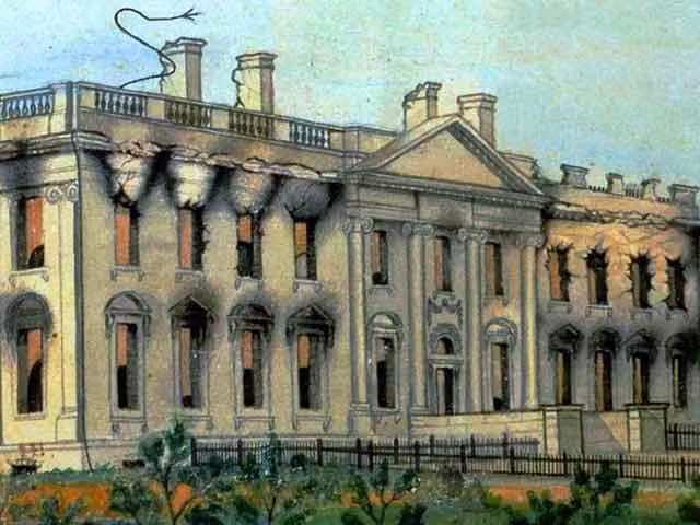 Về sau, Nhà Trắng được tu sửa và khôi phục lại hiện trạng như ban đầu.