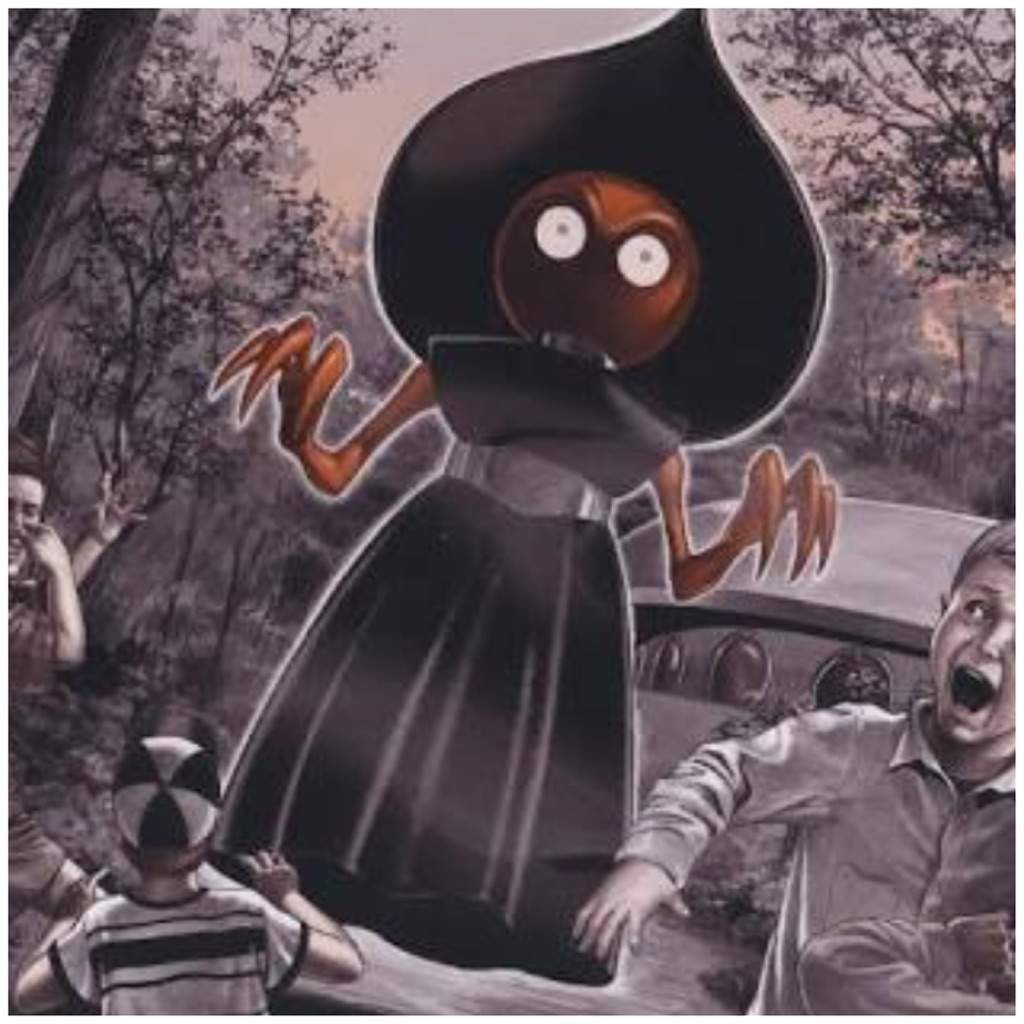 Hai cánh tay của Flatwoods khá ngắn, thô và có những ngón tay dài như những móng vuốt.