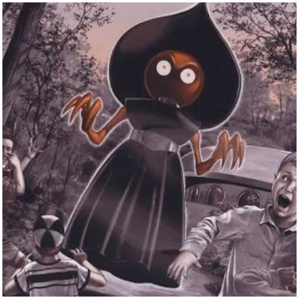 Hai cánh tay của Flatwoods khá ngắn, thô và có những ngón tay dài như những móng vuốt.