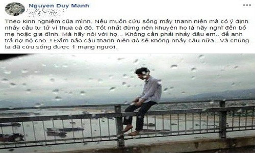 Duy Mạnh chia sẻ hài hước về tuyệt chiêu cứu người - Ảnh: FBNV