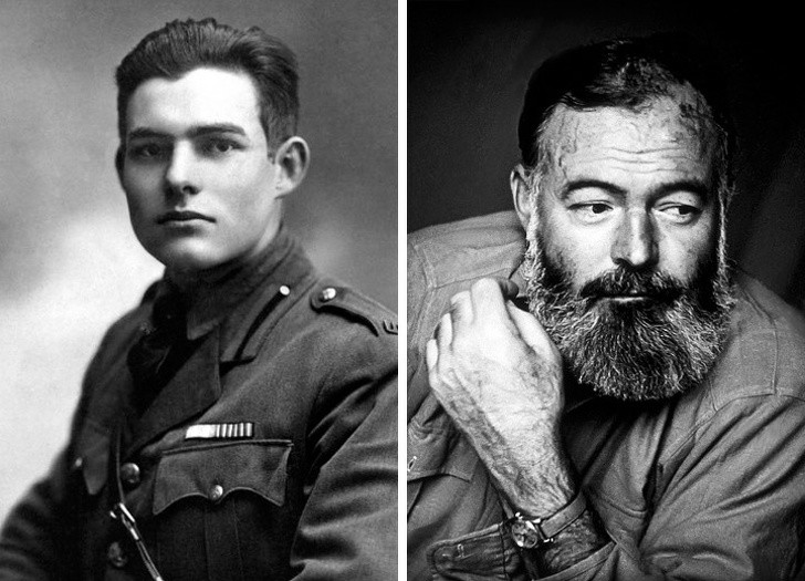 Không nhiều người có thể nhận ra hình ảnh thời trẻ của nhà văn nổi tiếng thế giới Ernest Hemingway.