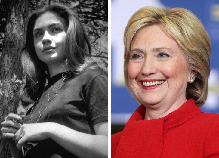 Ngay từ khi còn trẻ, cựu Ngoại trưởng Mỹ Hillary Clinton đã nổi tiếng xinh đẹp, tài năng.