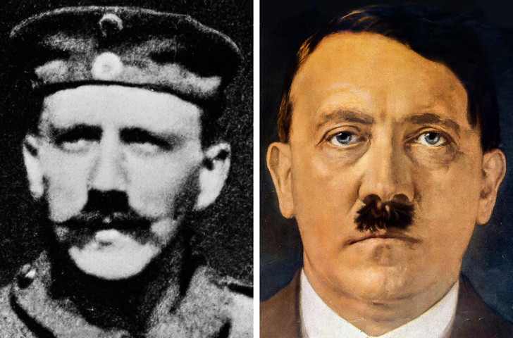 Nhà độc tài Adolf Hitler thay đổi diện mạo khá nhiều so với thời trẻ.