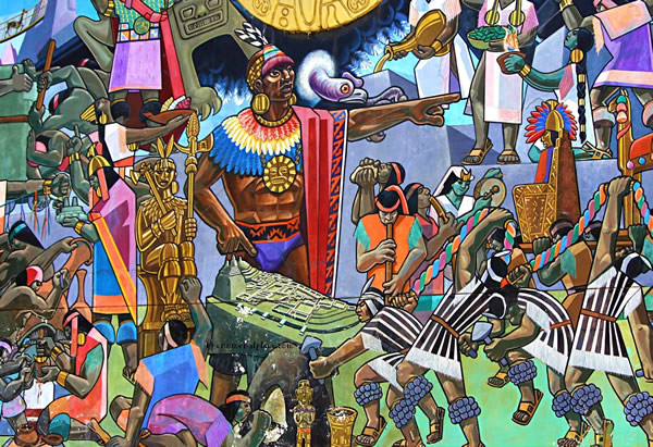 Một số vị vua của đế chế Inca chỉ mặc những bộ trang phục 1 lần rồi đốt chúng.