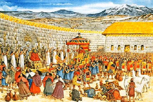 Khi một người ở Inca qua đời, con cháu sẽ không được thừa kế toàn bộ vàng của họ. Số vàng trên thường được chôn cất cùng người chết trong những ngôi mộ.