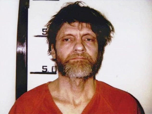 Ted Kaczynski được biết đến với biệt danh “Unabomber” (kẻ gửi bom). Nguyên do là vì trong khoảng thời gian từ năm 1978 - 1995, Kaczynski đã gửi 16 quả bom thư đến nhiều mục tiêu khác nhau, bao gồm cả các đại học, hãng hàng không… Hậu quả là 3 người thiệt mạng và làm bị thương 23 người.