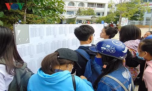 Thí sinh tỉnh Bạc Liêu tại kỳ thi THPT Quốc gia năm 2018.