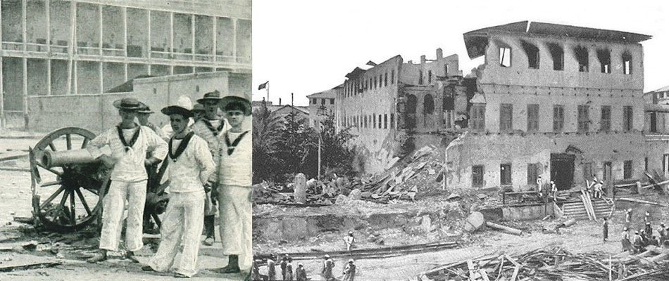 Sau khi Bargash bỏ chạy đến lãnh sự quán Đức thì chính phủ Anh đưa Muhammed lên ngai vàng. Về sau, Anh yêu cầu Zanzibar bồi thường chiến phí cho cuộc chiến kéo dài gần 40 phút.