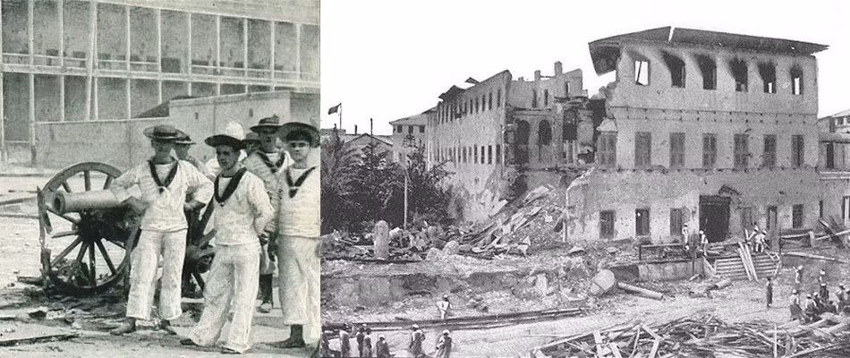 Sau khi Bargash bỏ chạy đến lãnh sự quán Đức thì chính phủ Anh đưa Muhammed lên ngai vàng. Về sau, Anh yêu cầu Zanzibar bồi thường chiến phí cho cuộc chiến kéo dài gần 40 phút.