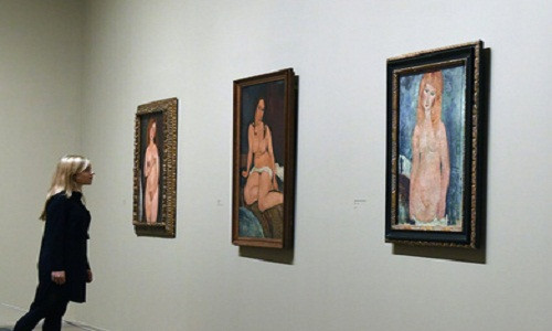 Một số bức tranh khỏa thân do Modigliani thực hiện.