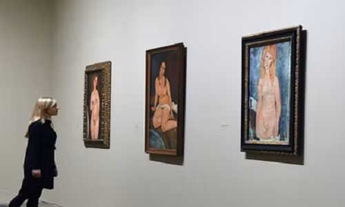 Một số bức tranh khỏa thân do Modigliani thực hiện.