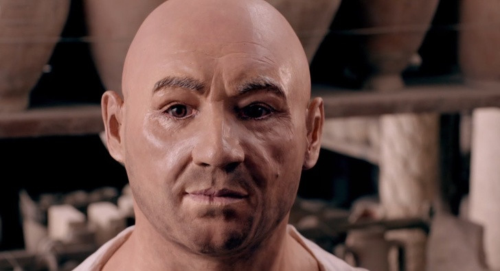 Do vậy, đây là gương mặt của người đàn ông sau khi được phục dựng nhờ kỹ thuật chụp X-quang hộp sọ còn sót lại.