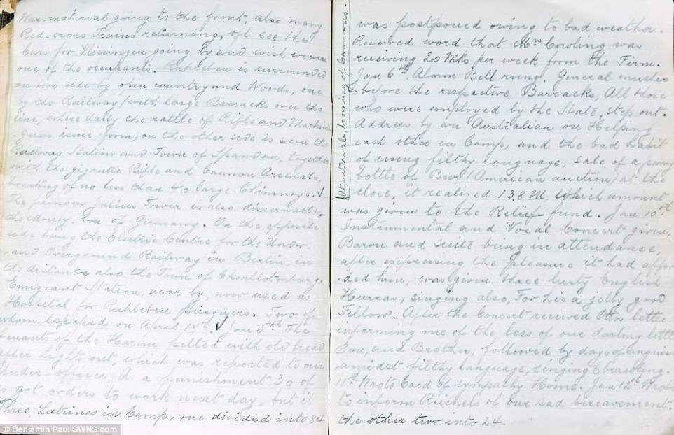 Tuy nhiên, khi Chiến tranh thế giới 1 nổ ra, Stockwell bị bắt giữ và đưa đến trại Ruhleben vì người Đức không muốn ông trở về quê nhà và chiến đấu cho quân đội Anh.